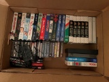 Assorted VHS And Cassette Tapes.