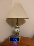 Bedside Lamp And Clock