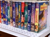 Tapes of kids movies