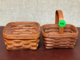 2 Longaberger baskets