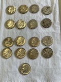 17 Silver Dimes