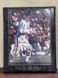 Autographed Dick Butkus Plaque