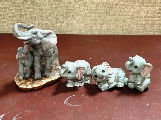 Elephant figurines