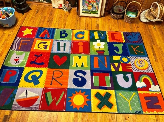 Alphabet rug