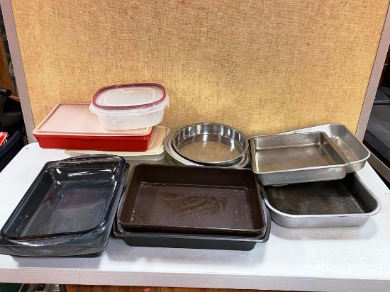 Tupperware and pans