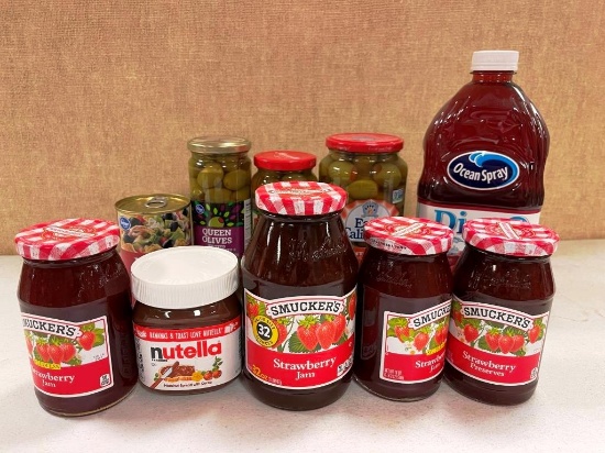 Olives, Jam, more