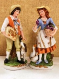 Pair of larger figurines