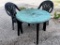 Resin Table and chairs