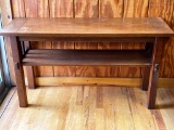 Oak Sofa Table