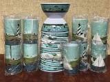 Seaside Bowls and Cups