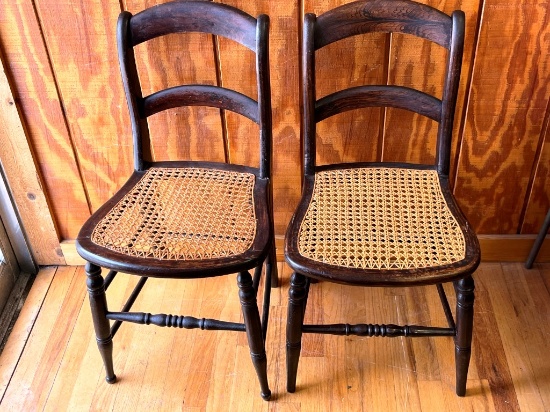 Cane Bottom Chairs