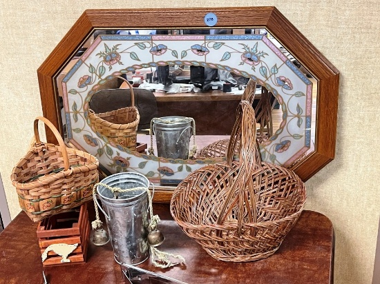 Bath Mirror and Décor