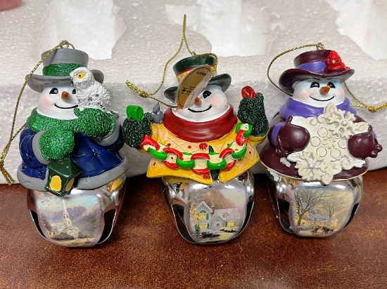 Thomas Kinkade Snow-Bell Holidays Ornament Collection