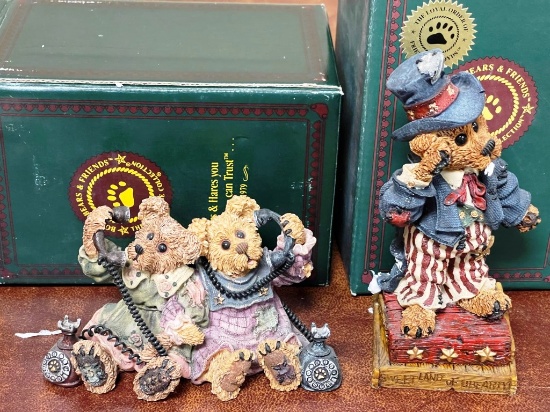 Two Boyds Bears figurines