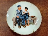 Norman Rockwell plate from Museum Collection made in Japan