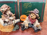 Two Boyds Bears Collectible figures