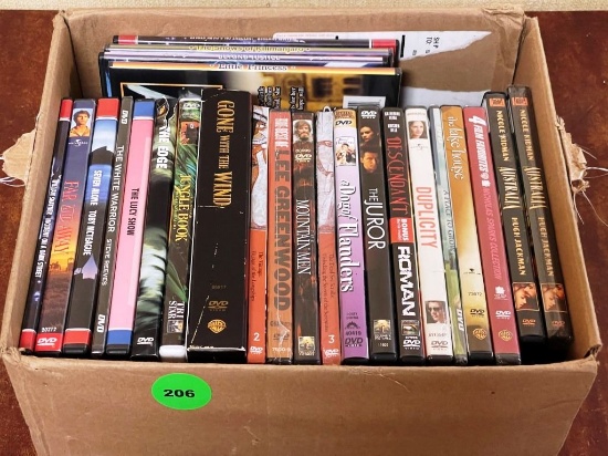 Box of DVDs