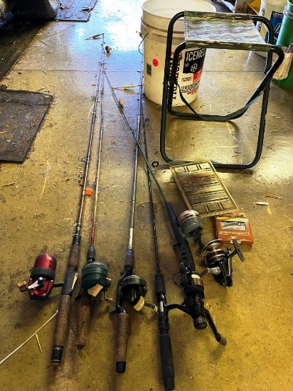 Large Selection of Fishing Poles
