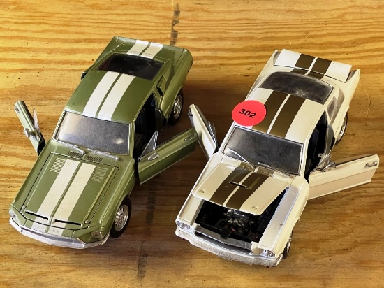 Two Model Mustangs - 1 is Shelby Cobra