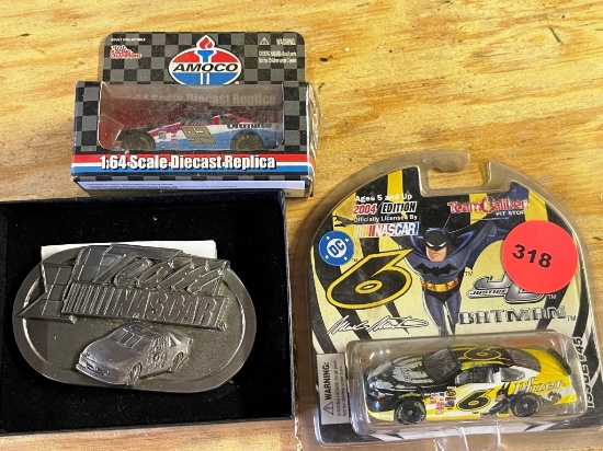 NASACR Belt Buckle and 2 Cars