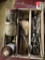 Tools and Hardware in Wooden Box