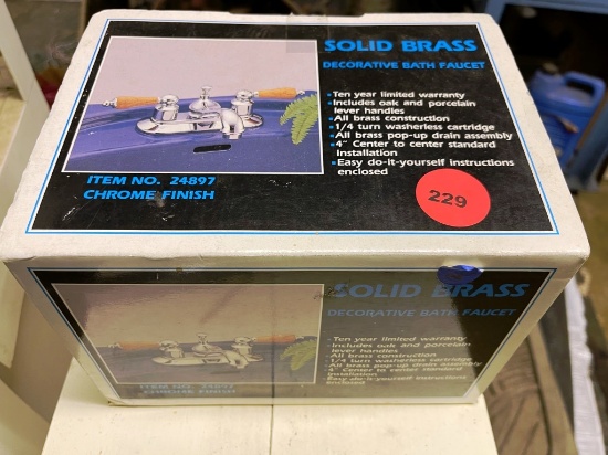Bathroom Sink Faucet New in Box plus used Kitchen Set