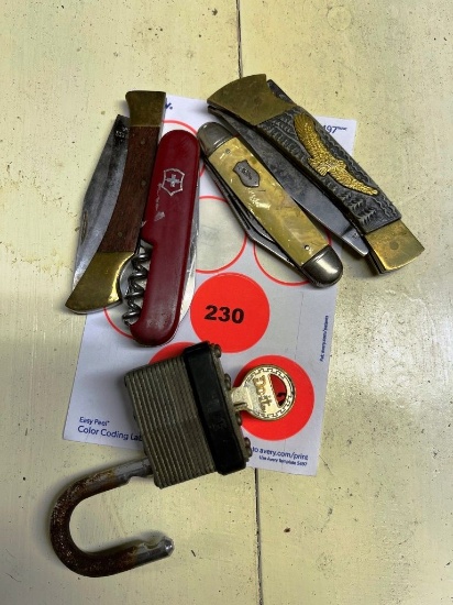Pocket Knives and Master Lock