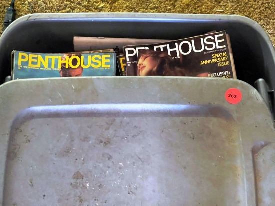 Tote Full of Penthouse Magazines