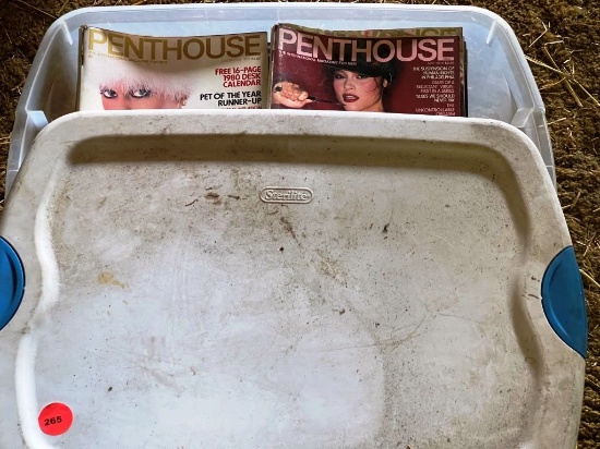 Tote Full of Penthouse Magazines