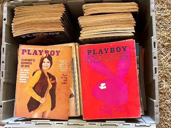 Tote Full of Playboy Magazines