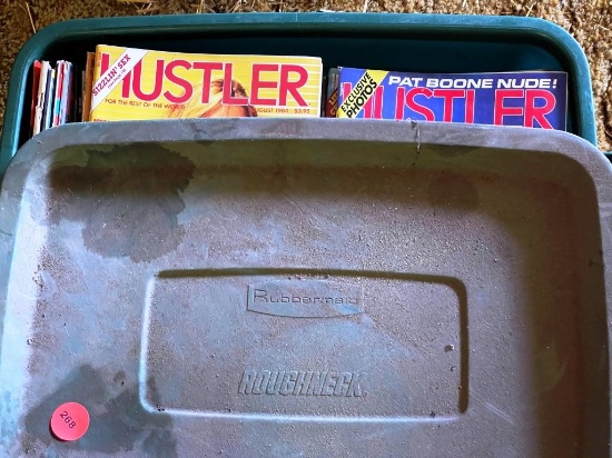 Tote Full of Hustler Magazines