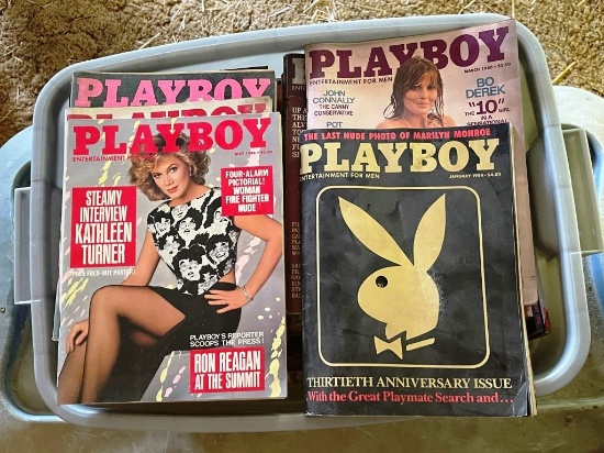 Tote Full of Playboy Magazines