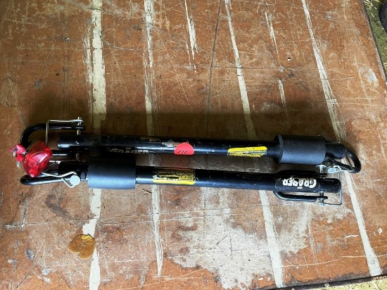 Pair of Bike Locks with one Master Lock
