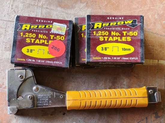 Hammer Stapler and Staples