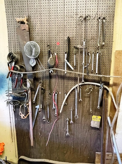 Pegboard Wall Contents