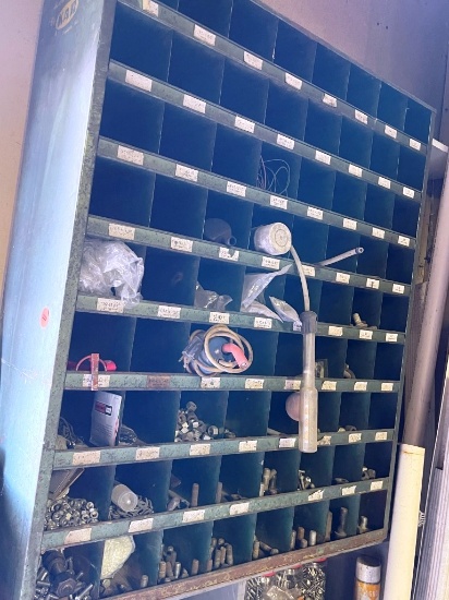 Large Metal Organizer and Contents