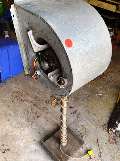 Squirrel Cage Blower on Stand