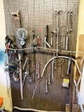 Pegboard Wall Contents