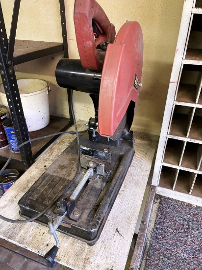 Work Table and Cut off Saw