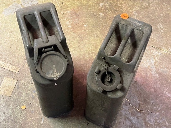 Vintage Metal Fuel Cans