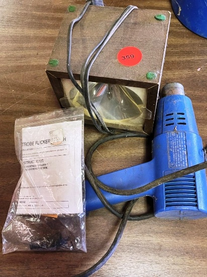 Strobe Light and Heat Gun