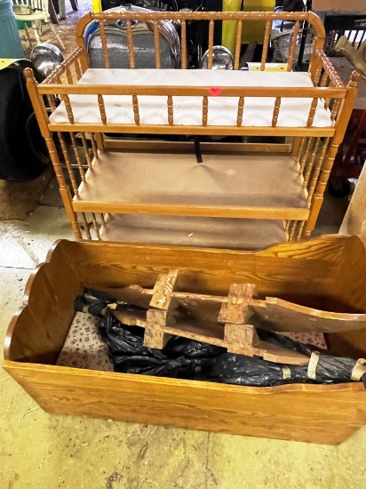 Bassinet and Changing table
