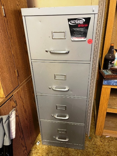 Legal Sized File Cabinet with Contents