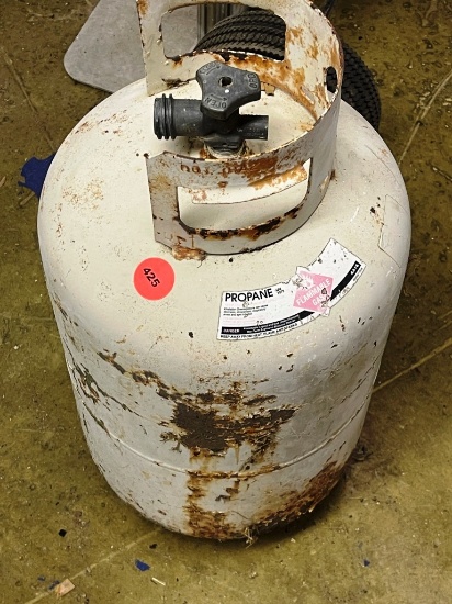 LP Gas Tank Feels Full