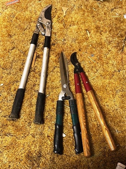 Pruners and Leaf Blower