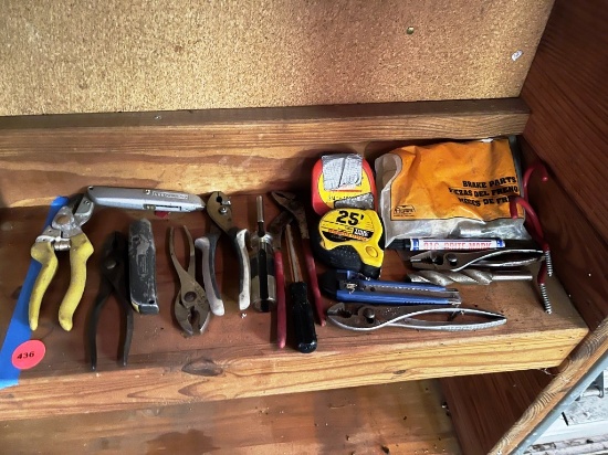 Pliers, Knives, Tape Measures, More
