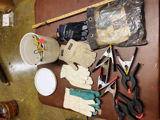 Clamps, Stakes, and New Gloves
