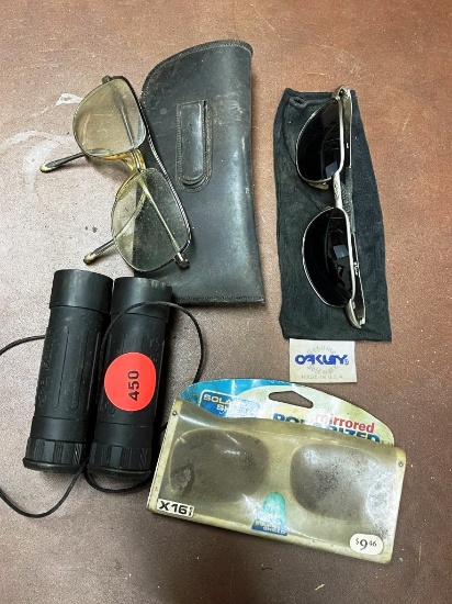 Sunglasses, Glasses, and Field Glasses