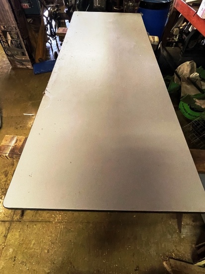 Tabletop with Sawhorse Legs