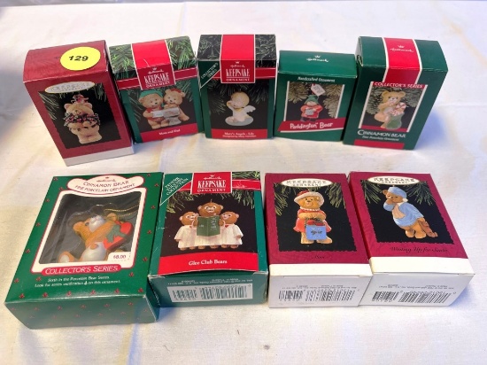 Lot of 8 Ornaments from Hallmark